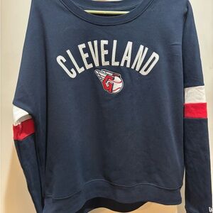 New Era Cleveland Navy Crewneck Sweater